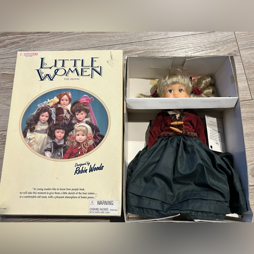 NOS Horsman Little Women Robin Woods Amy Doll